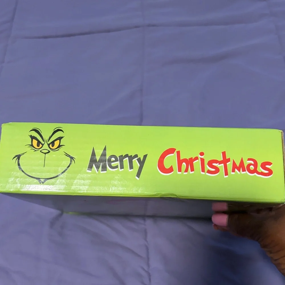 Grinchmas String Lights. Takes 3 double A batteries, not included.